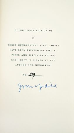Lot #419 John Updike Signed Book - Image 2