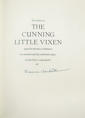 Lot #411 Maurice Sendak Signed Book - Image 2