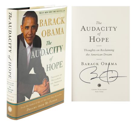 Lot #58 Barack Obama Signed Book - Image 1