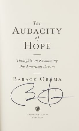 Lot #58 Barack Obama Signed Book - Image 2