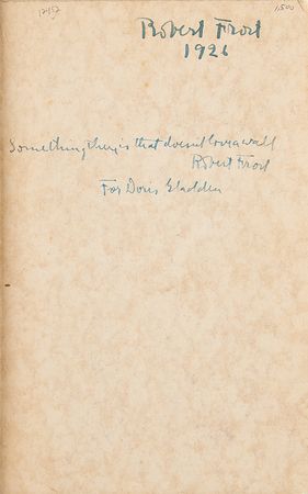Lot #346 Robert Frost: 