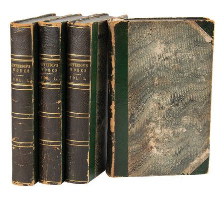 Lot #3 The Writings of Thomas Jefferson: Edited by Thomas Jefferson Randolph (1829) - Image 1