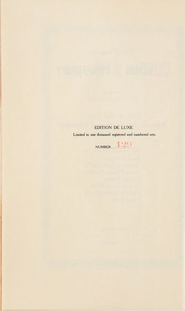 Lot #366 The Works of William Shakespeare, Limited Edition 10-Volume Set (circa 1900) - Image 5