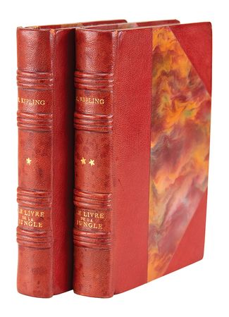 Lot #354 Works of Rudyard Kipling: The Jungle Book (1934) and The Second Jungle Book (1930) - Image 1