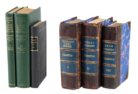 Lot #318 Frederick Law Olmsted (5) Unsigned Early Printing Books - Image 1