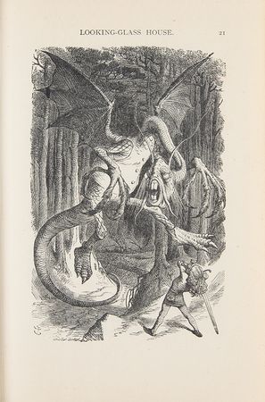 Lot #343 Charles Dodgson: Through the Looking Glass and What Alice Found There (1962) - Image 4