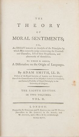 Lot #115 Adam Smith: The Theory of Moral Sentiments (1797) - Image 4