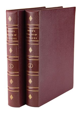 Lot #116 Adam Smith: The Wealth of Nations, Facsimile Bicentenary Edition (1976) - Image 1