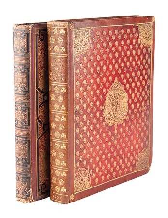 Lot #136 Queen Victoria (2) Oversized Illustrated Books - Image 1