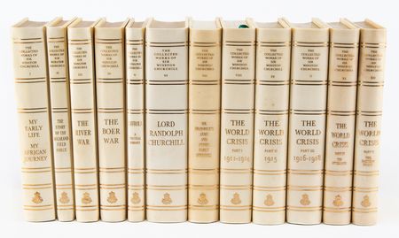 Lot #120 The Collected Works of Sir Winston Churchill, Centenary Limited Edition, 34-Volume Set (1973) - Image 1
