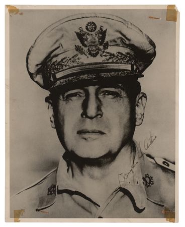 Lot #227 Douglas MacArthur Signed Photograph