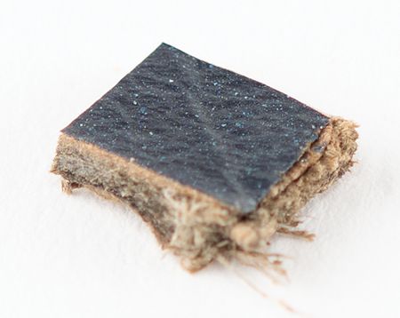 Lot #171 Kennedy Assassination Swatch of Limousine Leather  - Image 1