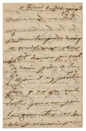 Lot #352 Victor Hugo: Juliette Drouet Autograph Letter Signed - Image 1