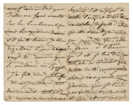 Lot #352 Victor Hugo: Juliette Drouet Autograph Letter Signed - Image 2