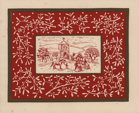 Lot #187 Mary, Princess Royal and Countess of Harewood Signed Christmas Card (1953) - Image 2