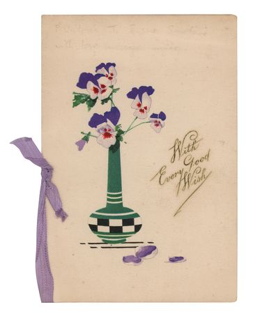 Lot #196 Princess Victoria Signed Christmas Card with Handwritten Note - Image 2