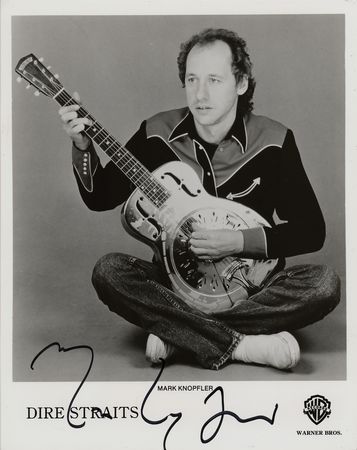 Lot #475 Dire Straits: Mark Knopfler Signed
