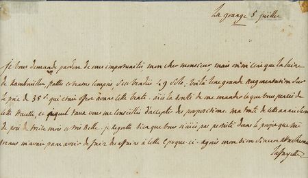 Lot #222 Marquis de Lafayette Autograph Letter Signed - Image 2