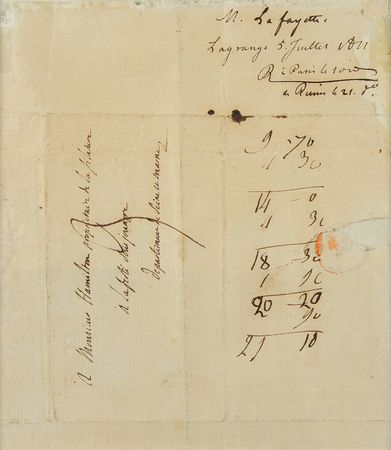 Lot #222 Marquis de Lafayette Autograph Letter Signed - Image 3