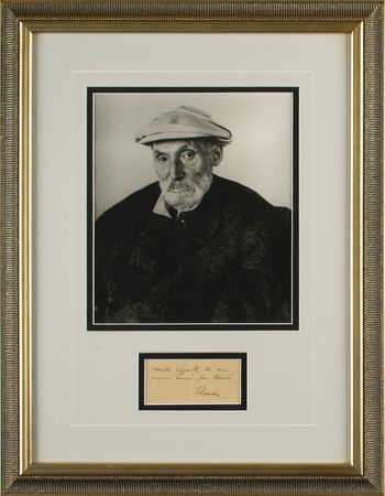 Lot #308 Pierre-Auguste Renoir Signature - Image 1