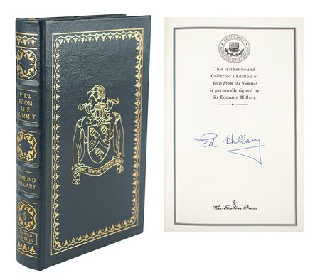 Lot #163 Edmund Hillary Signed Book - Image 1