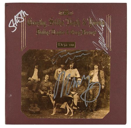 Lot #474 Crosby, Stills, Nash and Young Signed Album - Image 1
