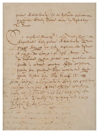 Lot #117 Francis de Sales Autograph Note Signed - Image 2