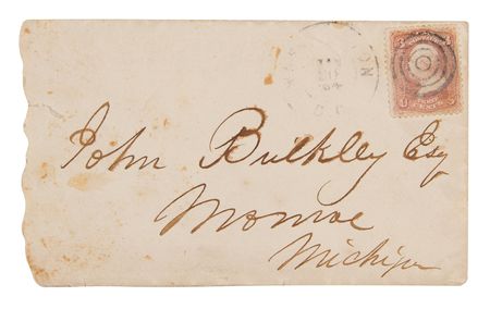 Lot #226 George A. Custer: A month before his wedding, 