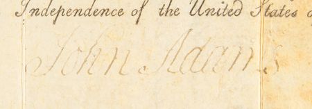 Lot #2 John Adams Document Signed as President - Image 2