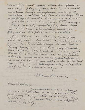 Lot #635 Jim Thorpe Archive for His Unpublished Autobiography - Image 3