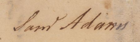 Lot #74 Samuel Adams Twice-Signed Document - Image 4