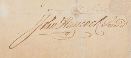 Lot #76 John Hancock Letter Signed to Arthur St. Clair - Image 2