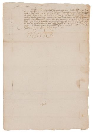Lot #131 Mary, Queen of Scots Letter Signed - Image 1