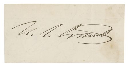 Lot #12 U. S. Grant Signature