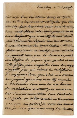 Lot #130 Marie Louise of Parma Autograph Letter Signed - Image 1