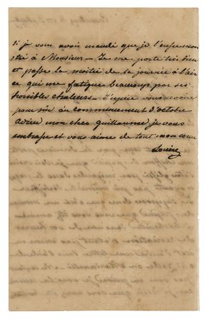 Lot #130 Marie Louise of Parma Autograph Letter Signed - Image 2
