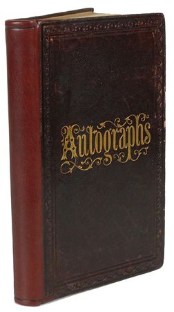 Lot #10 Abraham Lincoln, U.S. Grant, George A. Custer, and Civil War Figures Signed Autograph Album - Image 6