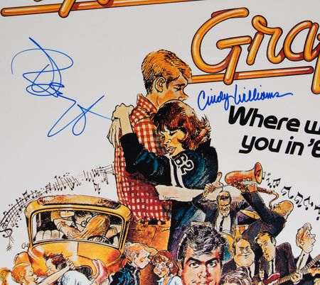 Lot #530 American Graffiti Multi-Signed Poster - Image 3