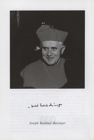 Lot #192 Pope Benedict XVI Signed Booklet - Image 1
