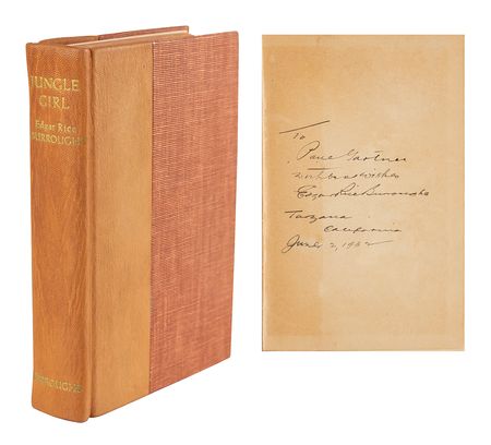 Lot #382 Edgar Rice Burroughs Signed Book - Image 1