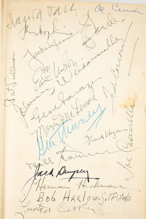 Lot #658 Sports Legends Multi-Signed Book - Image 2