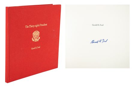 Lot #41 Gerald Ford Signed Book - Image 1