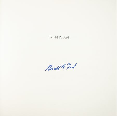 Lot #41 Gerald Ford Signed Book - Image 2