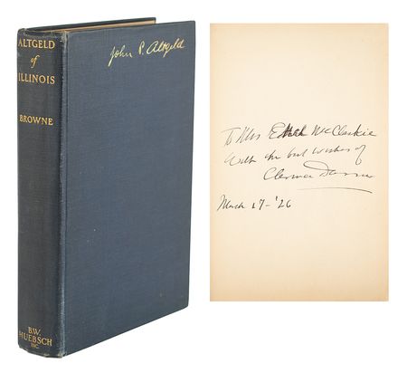 Lot #154 Clarence Darrow Signed Book - Image 1