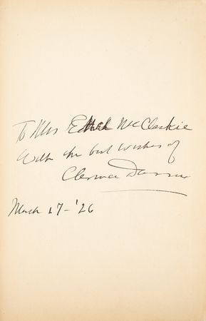 Lot #154 Clarence Darrow Signed Book - Image 2
