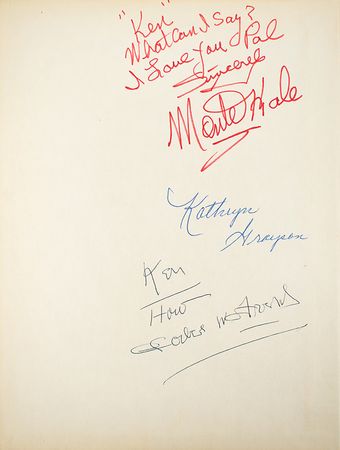 Lot #577 Hollywood Multi-Signed Book - Image 2