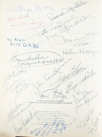Lot #577 Hollywood Multi-Signed Book - Image 8
