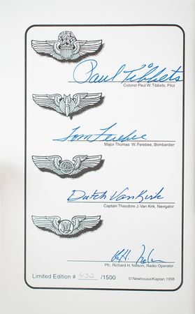 Lot #237 Enola Gay Signed Book - Image 2