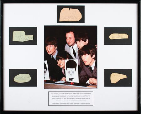 Lot #436 Beatles Signatures (1963) - Image 1