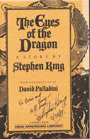 Lot #400 Stephen King Signed Book Page - Image 2